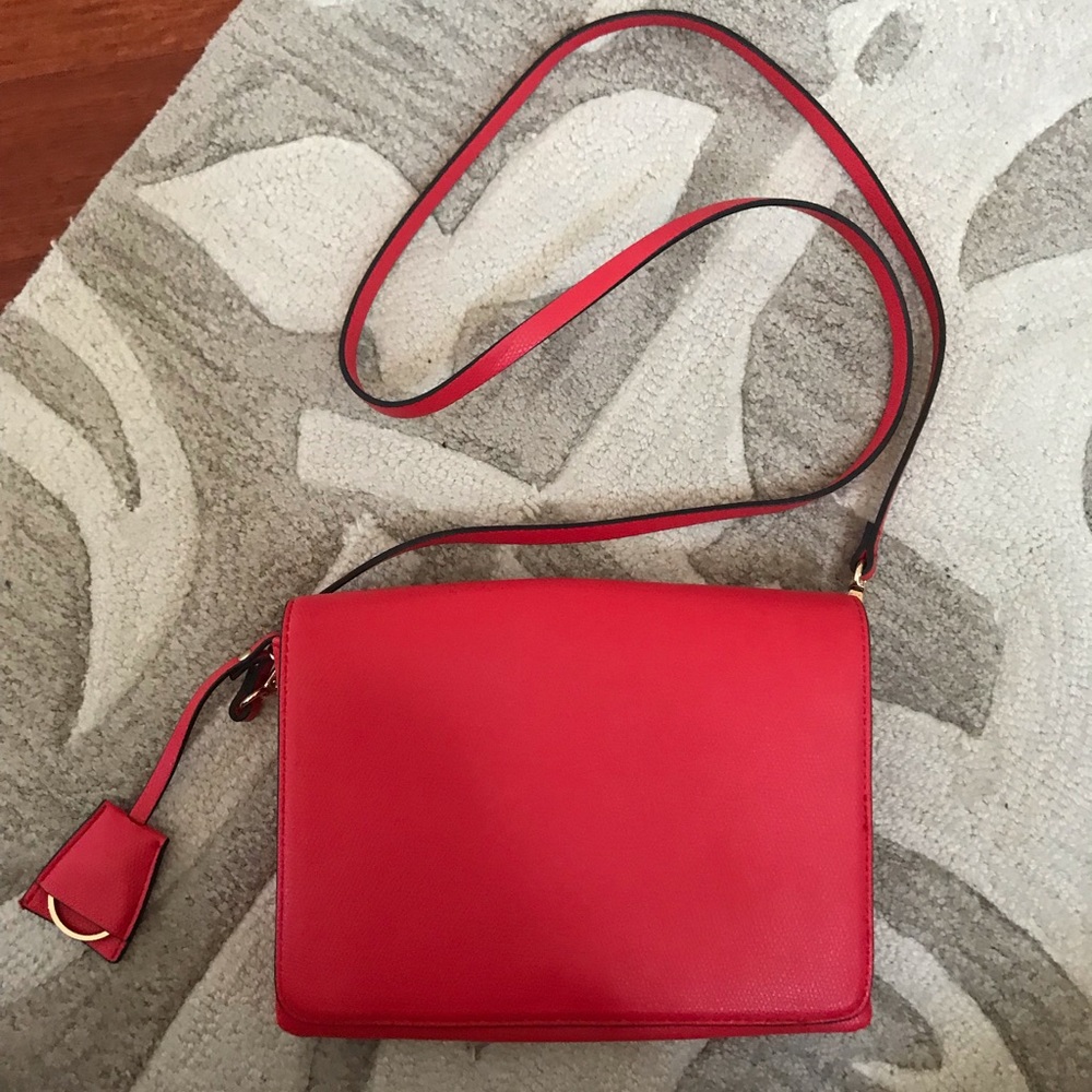 H&M red crossbody purse